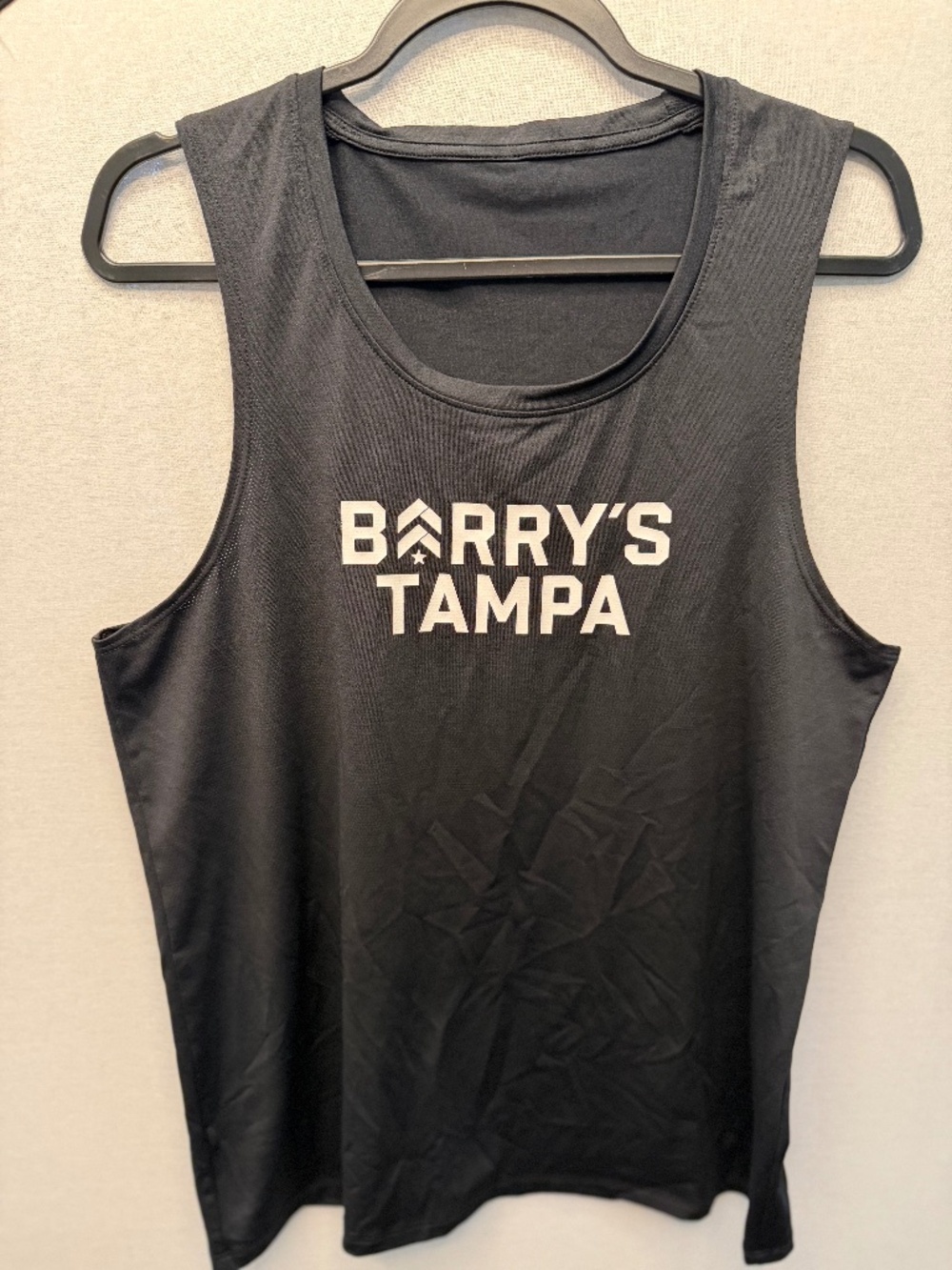 Barry’s Tampa Black Workout Tank Top